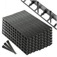 OBRZEŻE TRAWNIKOWE OGRODOWE 4,5CM 50M + 250 KOTEW