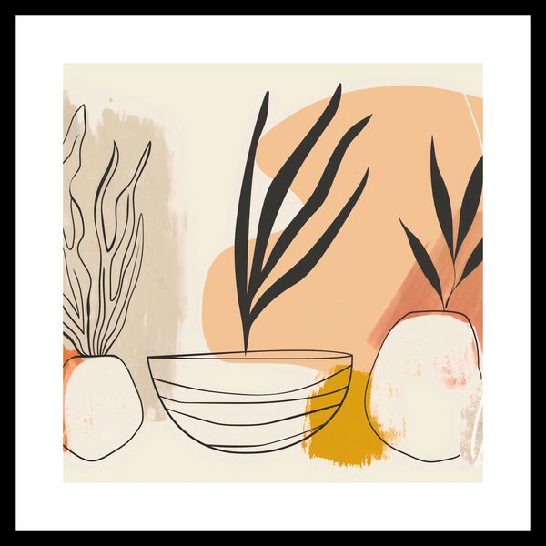 Plakat 40x40cm Szkice Botaniczne zdjęcie 3