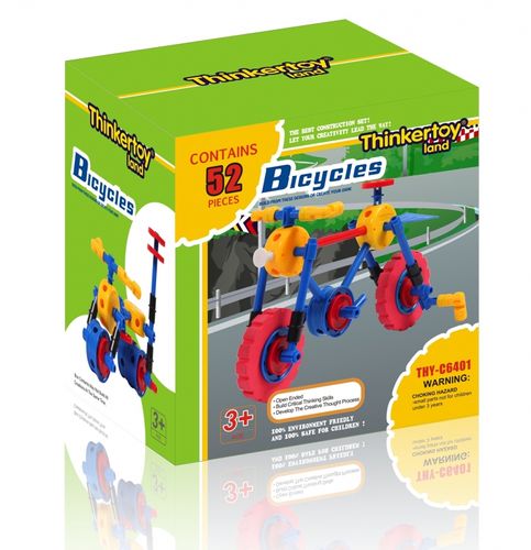 KLOCKI THINKERTOY 52 ELEMENTY BICYCLES na Arena.pl
