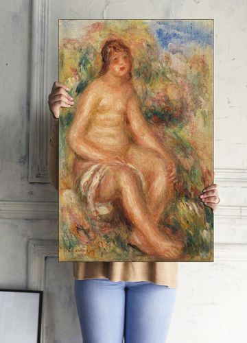 Bather , Pierre-Auguste Renoir - plakat 21x29,7 cm na Arena.pl