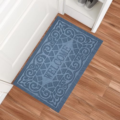 Wycieraczka mata do butów obuwie pod drzwi wejściowa chłonna dywanik szary na Arena.pl