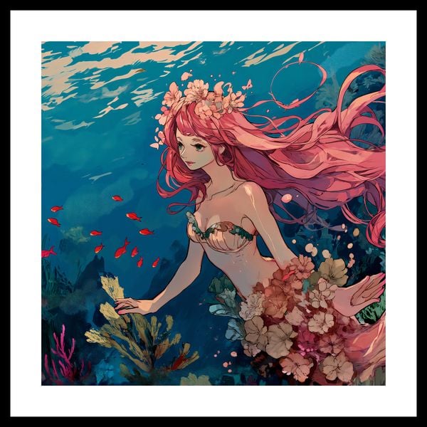 Plakat 50x50cm Nimfa Oceanu zdjęcie 3