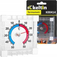 Termometr zaokienny samoprzylepny Keltin 75x75 mm K00414