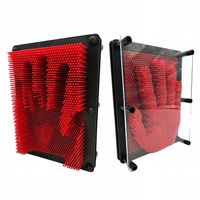 Dekoracja zabawek do dekompresji linii papilarnych 3D czerwony XL 25*20*5CM