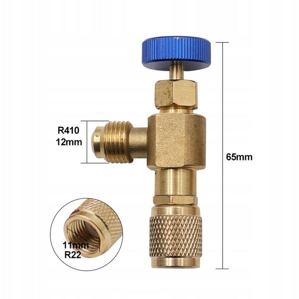 ZAWÓR DO NAPEŁNIANIA UKŁADÓW CHŁODNICZYCH R410 R32 zdjęcie 11