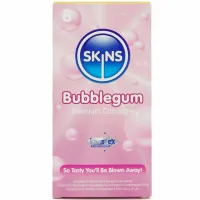 skins bubblegum premium prezerwatywy smakowe 8 sztuk