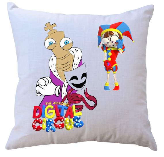 Poduszka z wkładem The Amazing Digital Circus - Niesamowity cyfrowy cyrk zdjęcie 1