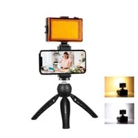 zestaw do nagrywania live puluz statyw + lampa led + klamra na