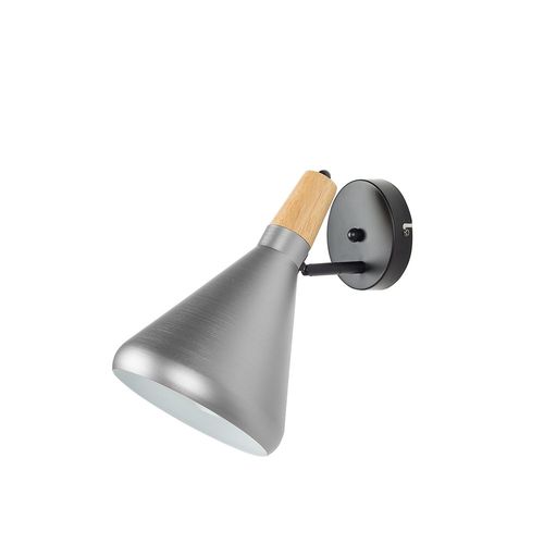 LAMPA LAMPKA ŚCIENNA SREBRNA na Arena.pl