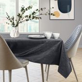Obrus Plamoodporny  VESTA 110x160 Owal C. Szary AmeliaHome