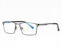 Męskie Okulary do Komputera TV Zerówki BLUE LIGHT