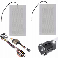 Zestaw mat grzewczych pod tapicerkę na fotel MOC 2x25W 12V 525x280mm