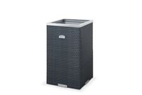 Donica technorattan ogrodowa 35x 35x60 BIAŁY