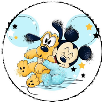 Opłatek na tort Urodziny Myszka Miki Mini Myszki