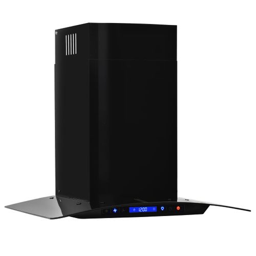 Ścienny okap kuchenny, stal nierdzewna, 756 m³/h, 60 cm, czarny na Arena.pl