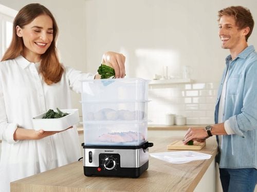 Parowar Elektryczny URZĄDZENIE DO GOTOWANIA NA PARZE pojemnik na ryż na Arena.pl