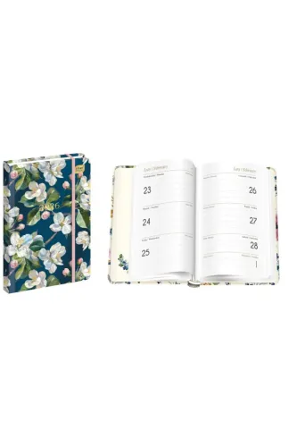 KALENDARZ KSIĄŻKOWY A6 192 METALLIC SPRING  2026 INTERDRUK na Arena.pl