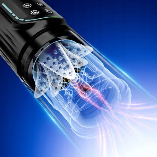 masturbator męski z 3 pompkami i 7 ruchami obrotowymi, wibrujący i ssący na Arena.pl