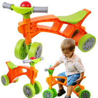 Rowerek Biegowy Czterokołowy Bez Pedałów Wyprofilowane Siedzisko