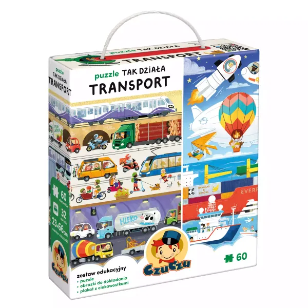 Puzzle Tak działa transport CzuCzu zdjęcie 1