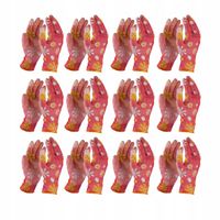 12x Rękawiczki ogrodowe rękawice ochronne M