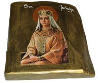 Ikona Święta Jadwiga Królowa Polski i patronka rodzin