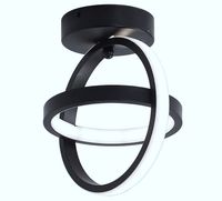 Plafon lampa LED sufitowa geometryczna metalowa AT72-2SL-Black