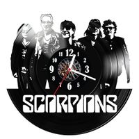 Zegar ścienny z płyty winylowej Scorpions 395.14