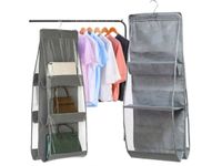 Organizer na torebki wiszący do szafy garderoby