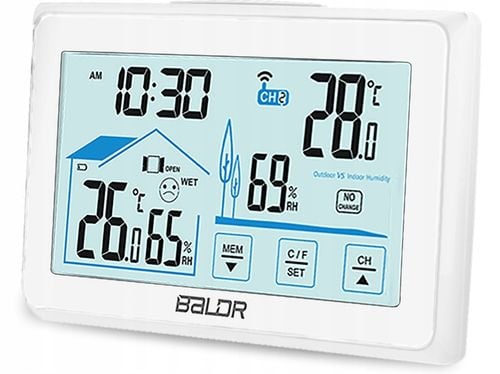 BEZPRZEWODOWA STACJA POGODOWA POGODY HIGROMETR + CZUJNIK na Arena.pl