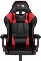 FOTEL GAMINGOWY CYBER CHAIRS X-LOGIC RED - BIUROWY
