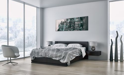 Obraz Na Płótnie - Samochód Retro  - 150X50 Cm - Ca150X50-3834 na Arena.pl