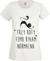 Koszulka z WŁASNYM NADRUKIEM NAPISEM kot koty