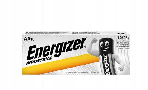 10 x baterie Industrial alkaliczne AA R6 Energizer na Arena.pl