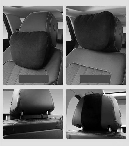 Poduszka Samochodowa Pod Szyję Głowę Kark Podróżna Zagłówek Zamszowa 2szt na Arena.pl