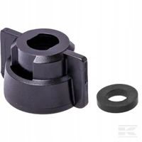 Pokrywka Dyszy,Bagnet,SW10,Czarny,Z uszczelką,5szt