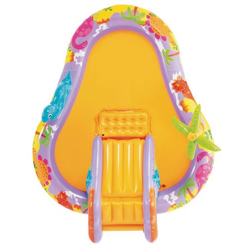 Basen dmuchany dla dzieci wodny plac  201x157x69 cm zjeżdżalnia fontanna na Arena.pl