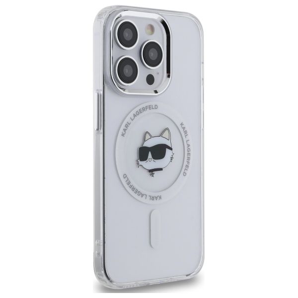 Etui Karl Lagerfeld do iPhone 14 Pro, Biały, MagSafe zdjęcie 4