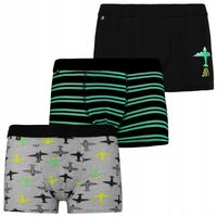 Majtki Bokserki Chłopięce młodzieżowe wzory Samoloty 3-pak Moraj 98-104