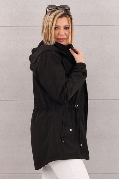 LEKKA KURTKA PARKA DAMSKA PRZEJŚCIOWA MODNA NA WIOSNĘ DUŻE ROZMIARY zdjęcie 5