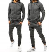 MĘSKI KOMPLET DRESOWY BLUZA SPODNIE ax0382 - M