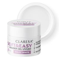 CLARESA Żel budujący Soft&Easy MILKY WHITE - 90g