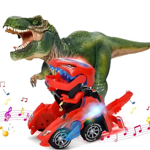 Transformujący dinozaur auto na Arena.pl