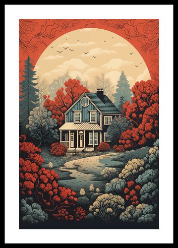 Plakat 30x45cm Idylla Rustykalna na Arena.pl