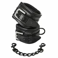 sportsheets sincerely bling cuffs eleganckie kajdanki z cyrkoniami 25,4 cm