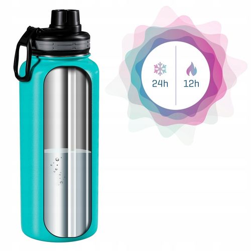 Kubek Termiczny Wessper Termos na Herbatę Bidon Butelka Termiczna Stal 1l na Arena.pl