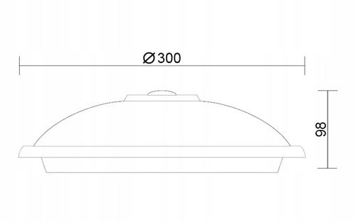 Plafon Oprawa Lampa sufitowa LED 2x E27 z czujnikiem SuperLED na Arena.pl