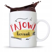 Kubek Prezent Dla Kierownika Fajowy Kierownik Z Nadrukiem Ze Zdjęciem