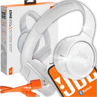 JBL TUNE 520BT BIAŁE SŁUCHAWKI BLUETOOTH PURE BASS 57H GRATIS