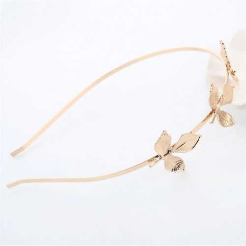 Opaska Do Włosów 3 Listki Złota O159 na Arena.pl